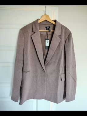Mexx Women's Scuba Single-Button Blazer